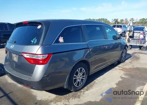 2013 Honda Odyssey Ex z USA, uszkodzony, nr VIN 5FNRL5H42DB011771